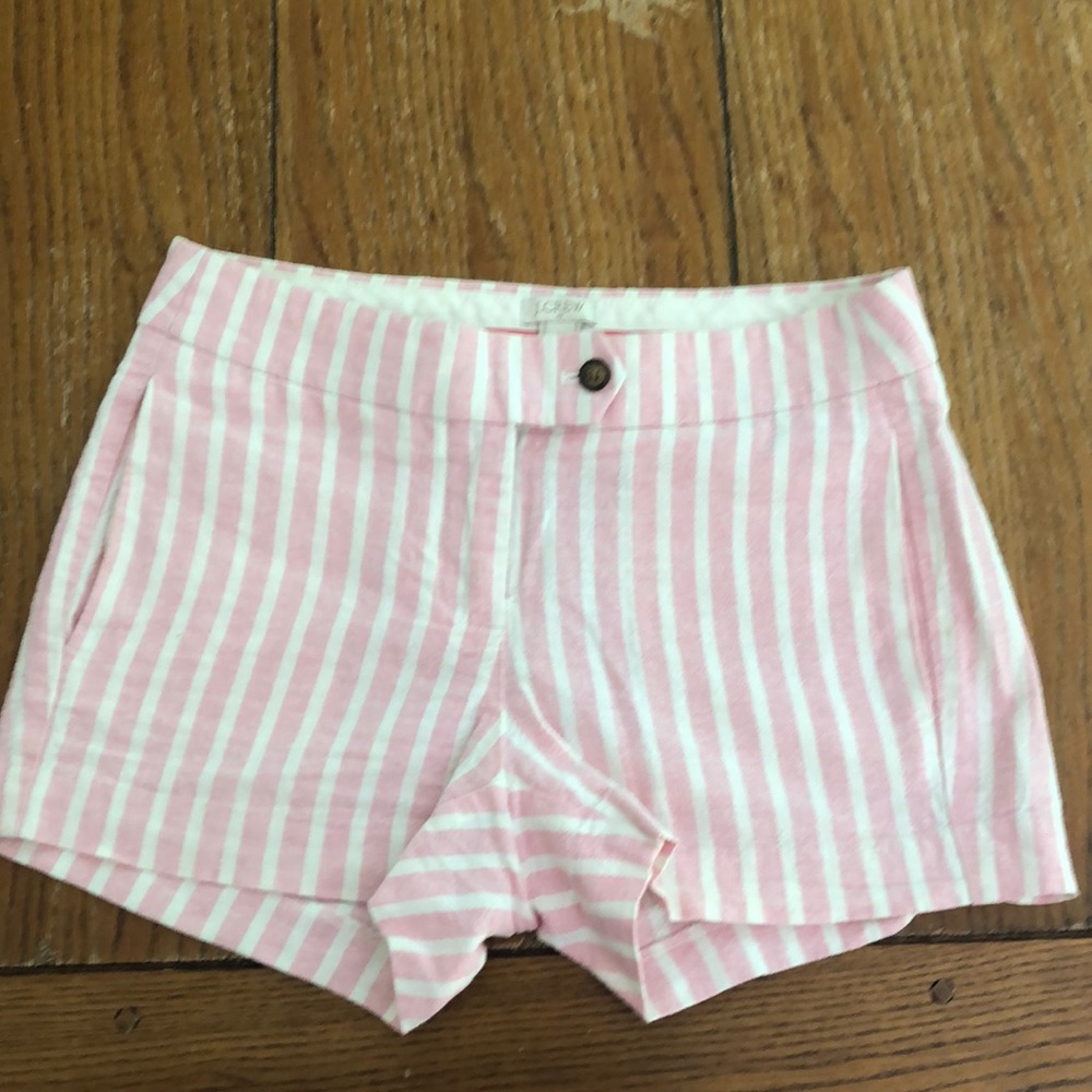 CLEARANCE!  Striped J. Crew Linen Shorts